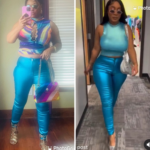 Metallic Jeans - Picture 3 of 4